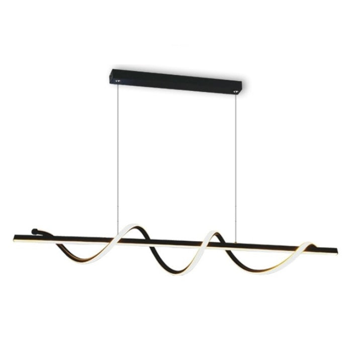 Whisper Black Or Gold LED Linear Pendant Light - Lighting.co.za