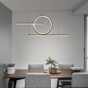 Pendulum Black Or Gold LED Linear Pendant Light - Lighting.co.za