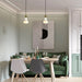 Retro Y Marble and Brass Look Pendant Light - Lighting.co.za