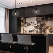 Palla Smoke Grey | White | Clear Ball Pendant Light 3 Sizes - Lighting.co.za