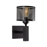 Ultra Black Mesh Shade Wall Light - Lighting.co.za