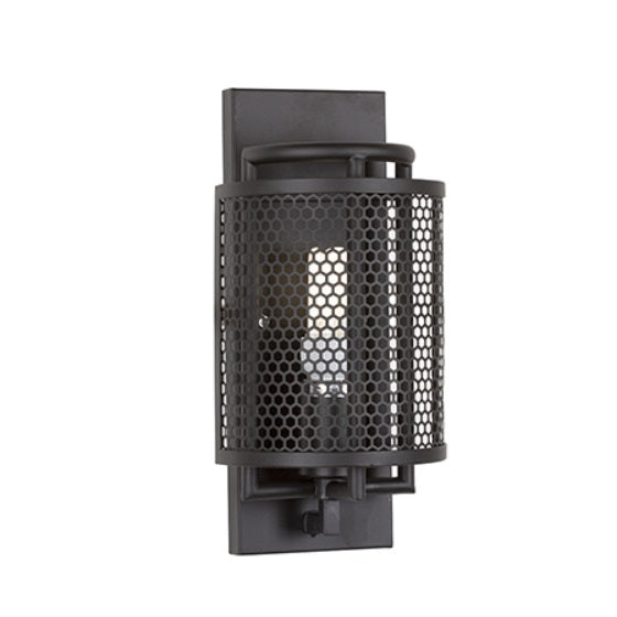 Olio Black Mesh Shade Wall Light - Lighting.co.za