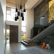 Tokyo 3 Long Black Wire Shade Pendant Light - Lighting.co.za