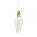 Plum Flute Wood and Clear Glass Pendant Light - Lighting.co.za