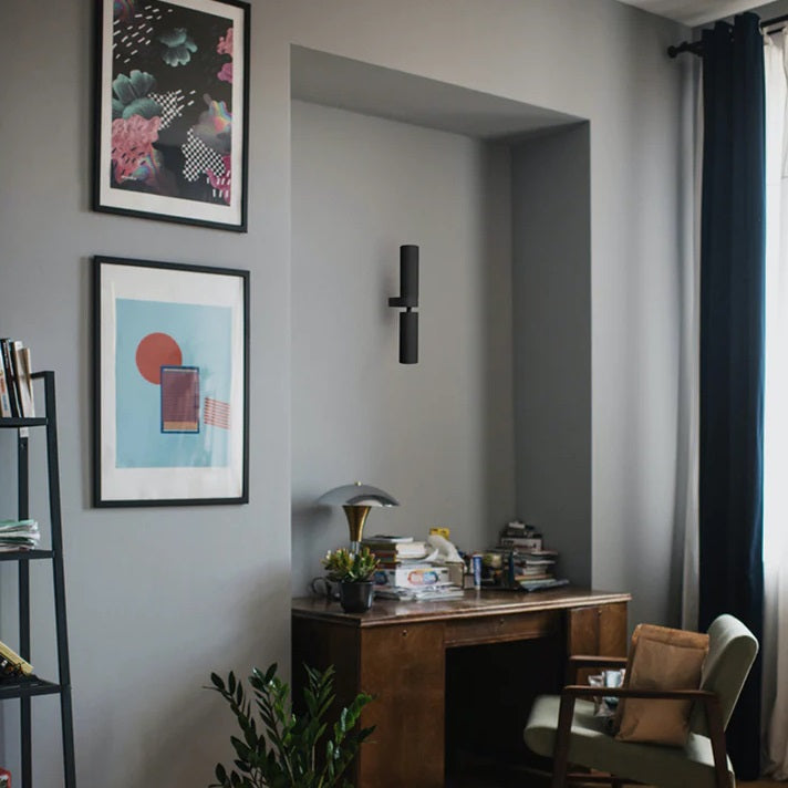 Banyan Gold | Black | White Adjustable Up Down Facing Wall Light - Lighting.co.za