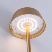 Lola Smooth Shade Gold | Black | White | Coffee Rechargeable Table Lamp - Lighting.co.za