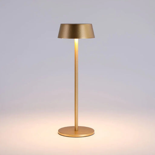 Lola Smooth Shade Gold | Black | White | Coffee Rechargeable Table Lamp - Lighting.co.za