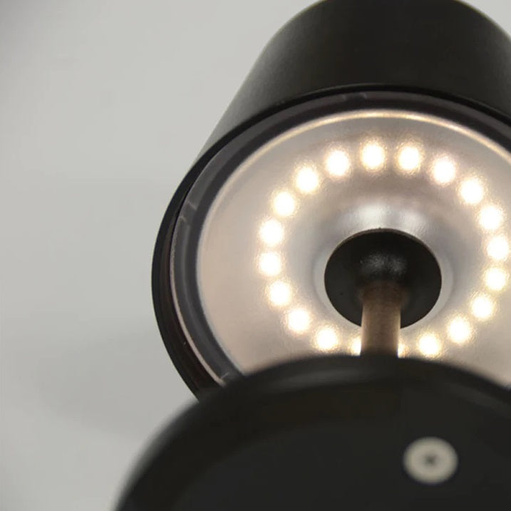 Trevi Mini Shade Gold | Black | White Rechargeable Table Lamp - Lighting.co.za