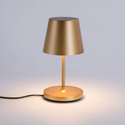 Trevi Mini Shade Gold | Black | White Rechargeable Table Lamp - Lighting.co.za