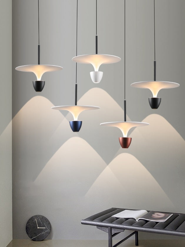 Fountain Black | White | Blue LED Pendant Light - Lighting.co.za