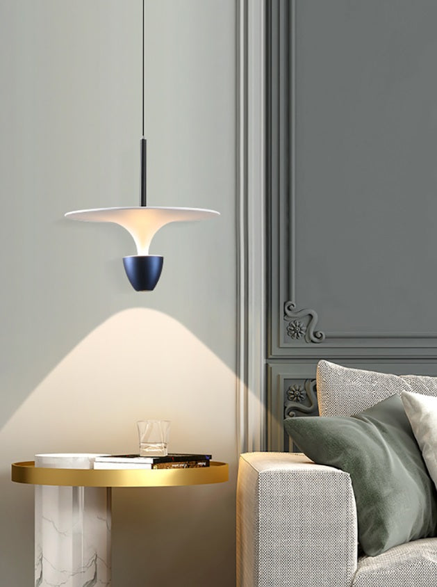 Fountain Black | White | Blue LED Pendant Light - Lighting.co.za