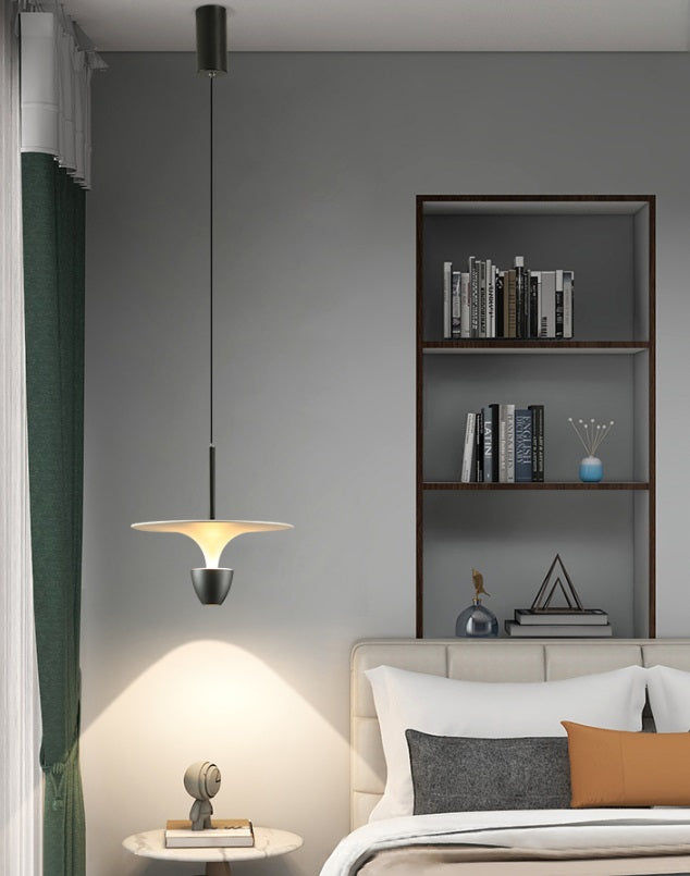 Fountain Black | White | Blue LED Pendant Light - Lighting.co.za