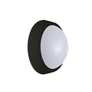 Barkley Round Black 10 |18 Watt LED Outdoor Wall Light - Lighting.co.za