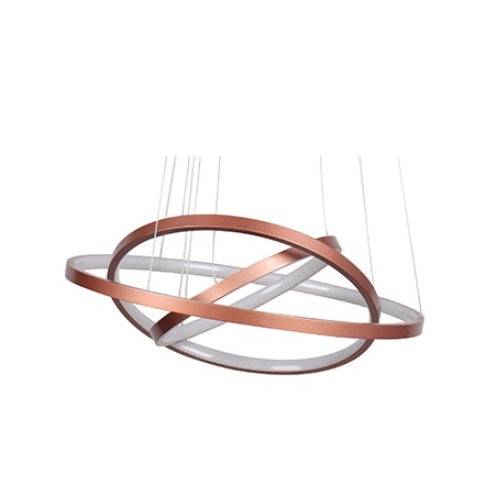 Flow 3 Ring White Or Chrome LED Pendant Light - Lighting.co.za