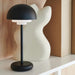 Medupi Black LED Portable Rechargeable Table Lamp - Lighting.co.za