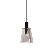 Seville Black and Smoke Glass Pendant Light - Lighting.co.za