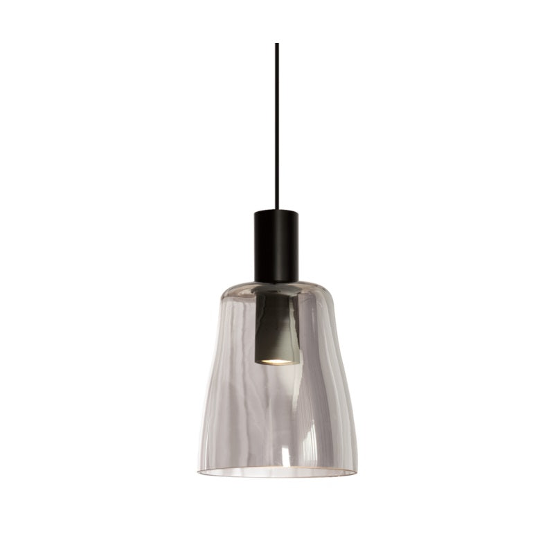 Seville Black and Smoke Glass Pendant Light - Lighting.co.za