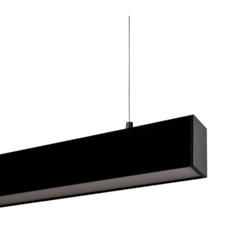 Shard LED Linear Black | White Profile with Black | White Diffuser Pendant Light 2 Sizes - Lighting.co.za