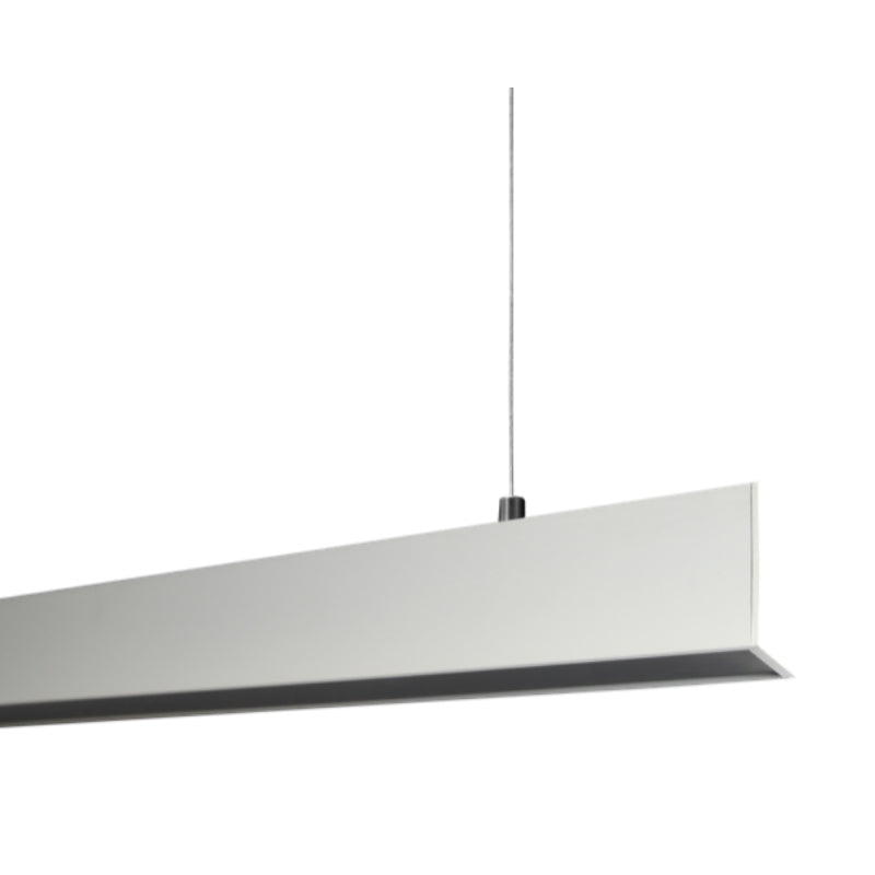 Shard LED Linear Black | White Profile with Black | White Diffuser Pendant Light 2 Sizes - Lighting.co.za