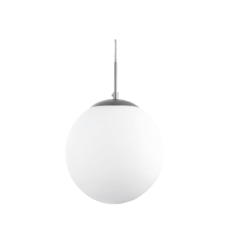 Globe Gold | Black | Silver and Opal Glass Ball Pendant Light 4 Sizes - Lighting.co.za