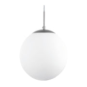 Globe Gold | Black | Silver and Opal Glass Ball Pendant Light 4 Sizes - Lighting.co.za
