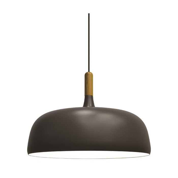 Soho Large Copper | Dark Grey with Wood Nordic Pendant Light - Lighting.co.za