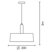 Sombre Black or Gold Nordic Pendant Light - Lighting.co.za