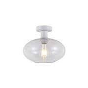 Orb Smoke | Clear | Amber Glass Ceiling Light 2 Sizes - Lighting.co.za