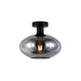 Orb Smoke | Clear | Amber Glass Ceiling Light 2 Sizes - Lighting.co.za
