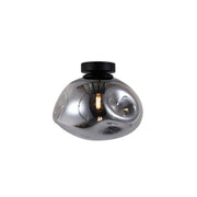 Molten Smoke | Clear | Amber Glass Ceiling Light 2 Sizes - Lighting.co.za