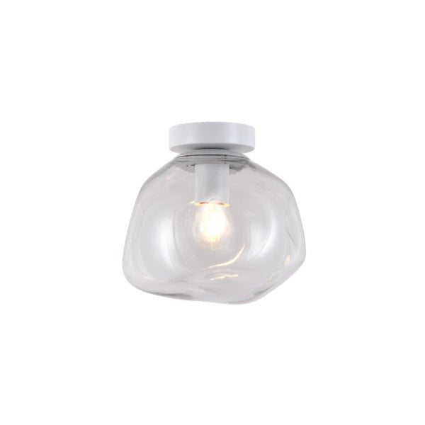 Molten Smoke | Clear | Amber Glass Ceiling Light 2 Sizes - Lighting.co.za