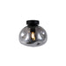 Molten Smoke | Clear | Amber Glass Ceiling Light 2 Sizes - Lighting.co.za
