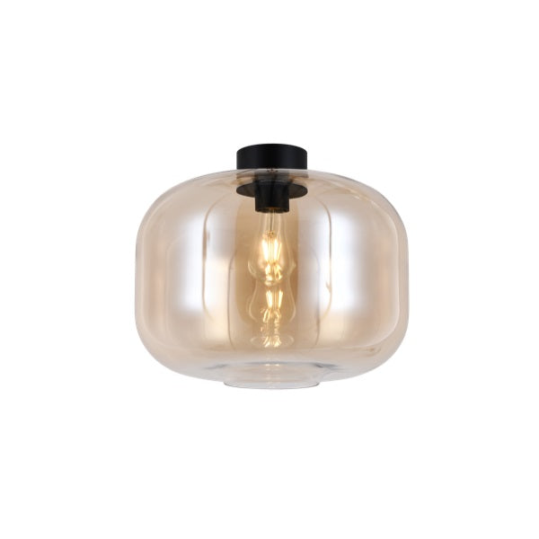 Lighthouse Large Smoke | Clear | Amber Glass Ceiling Light - Lighting.co.za
