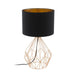 Pedregal Copper Or White Wire Grid With Shade Table Lamp - Lighting.co.za