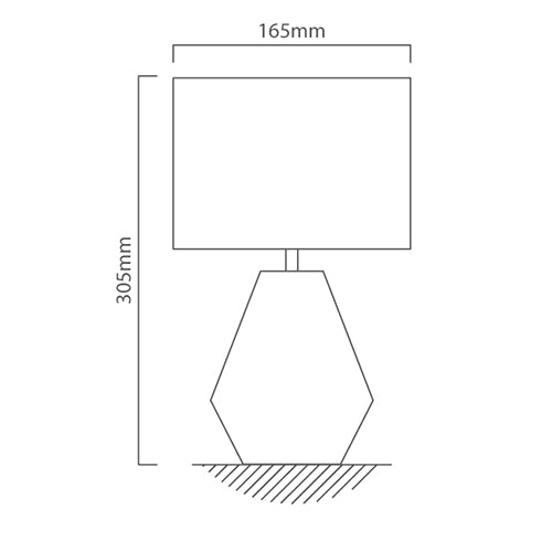 Carlton Small Copper Or Gold Wire Grid With Shade Table Lamp - Lighting.co.za