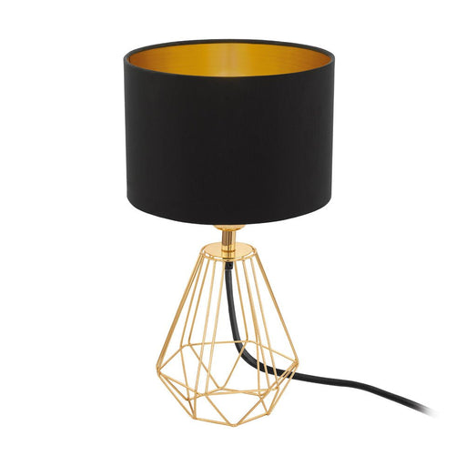 Carlton Small Copper Or Gold Wire Grid With Shade Table Lamp - Lamps - Lighting.co.za