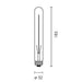E27 T30 Short Carbon Filament Bulb Dim S - Lighting.co.za