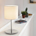 Pasteri Satin Chrome Table Lamp 2 Options - Lighting.co.za