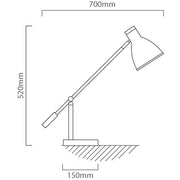 Tai Black | White | Pink And Wood Table Lamp - Lighting.co.za