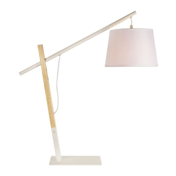 Bow Wood And Metal Table Lamp - Lighting.co.za