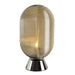 Mikai Smoke Or Amber Glass Table Lamp - Lighting.co.za