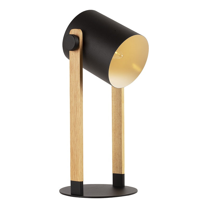 Hornwood Black and Wood Table or Desk Lamp - Lighting.co.za