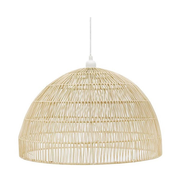 Tida Dome Natural Rattan Cane Pendant Light - Lighting.co.za