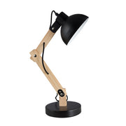 Louis Wood And Metal Table Lamp - Lighting.co.za