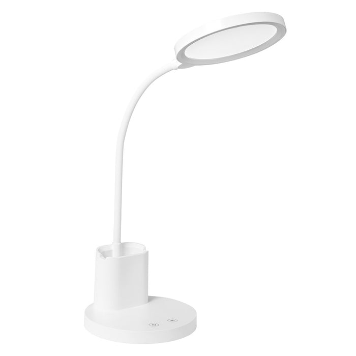 Adene White Rechargeable Desk Lamp - Lighting.co.za