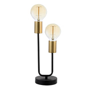 Tower Black | Gold | Chrome Table Lamp - Lighting.co.za