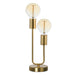Tower Black | Gold | Chrome Table Lamp - Lighting.co.za