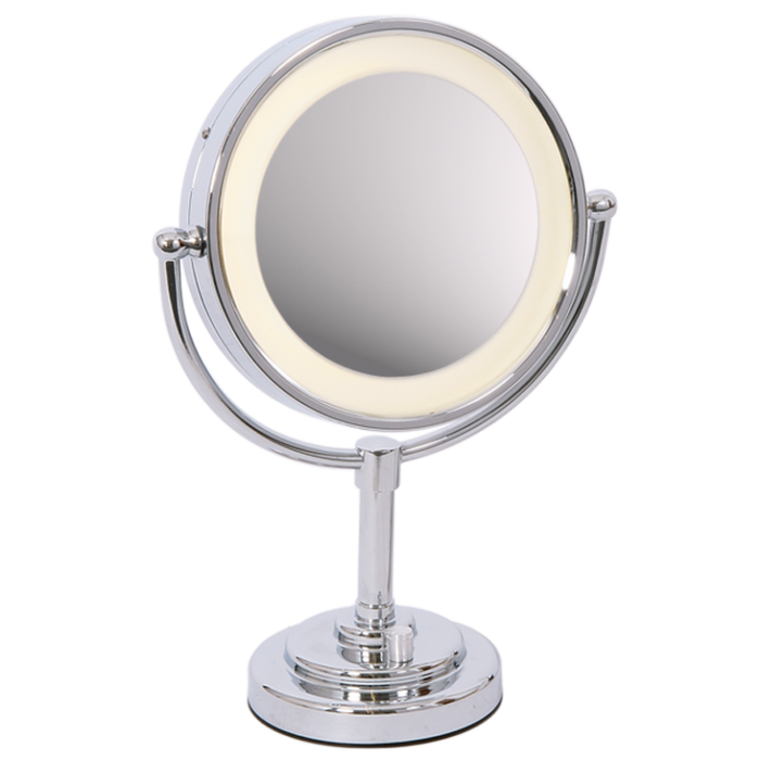 Vela Chrome Portable LED Mirror Table Light - Lighting.co.za