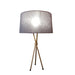 Vida Gold Tripod Table Lamp - Lighting.co.za