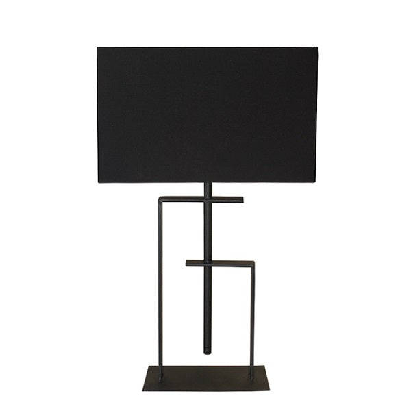 Dylan Black With Shade Table Lamp - Lighting.co.za
